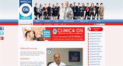 Desktop Screenshot of clinicaon.ro